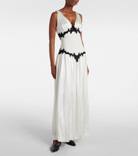 Gabriela Hearst Highland embroidered silk and wool gown