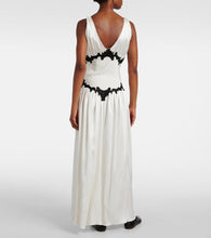Gabriela Hearst Highland embroidered silk and wool gown