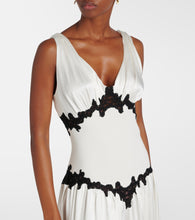 Gabriela Hearst Highland embroidered silk and wool gown