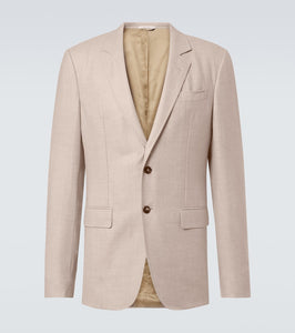 Gabriela Hearst Irving wool and cashmere flannel suit jacket