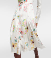 Gabriela Hearst Jane floral silk midi dress