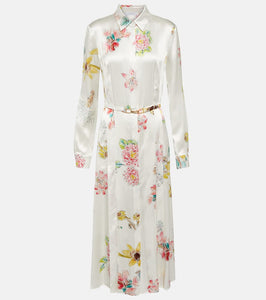 Gabriela Hearst Jane floral silk midi dress