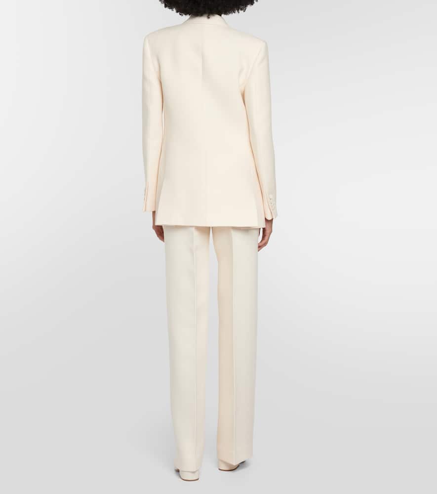 Gabriela Hearst Kees double-breasted wool and silk blazer