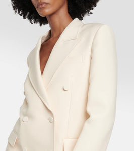 Gabriela Hearst Kees double-breasted wool and silk blazer