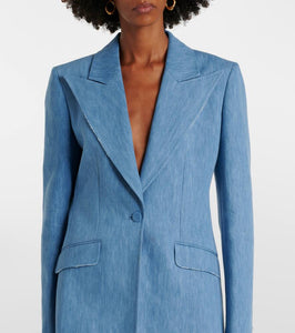 Gabriela Hearst Leiva denim blazer