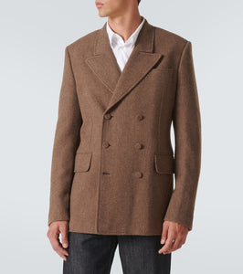 Gabriela Hearst Leiva double-breasted wool and cashmere blazer