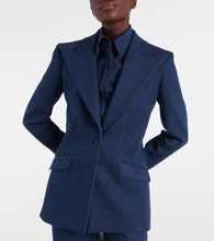 Gabriela Hearst Leiva single-breasted denim blazer