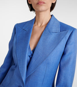 Gabriela Hearst Leiva wool, silk, and linen blazer