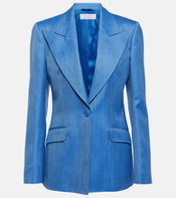 Gabriela Hearst Leiva wool, silk, and linen blazer