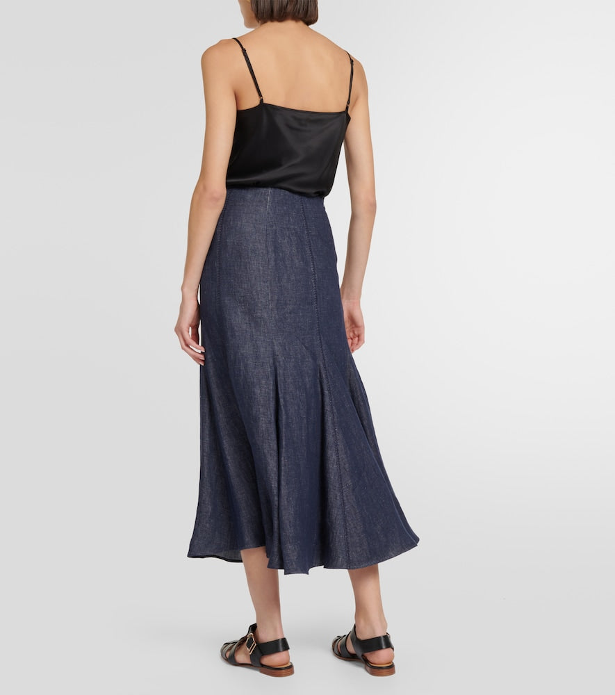 Gabriela Hearst Linen maxi skrit