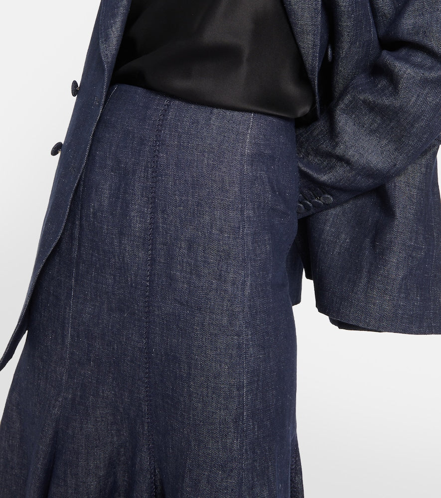 Gabriela Hearst Linen maxi skrit