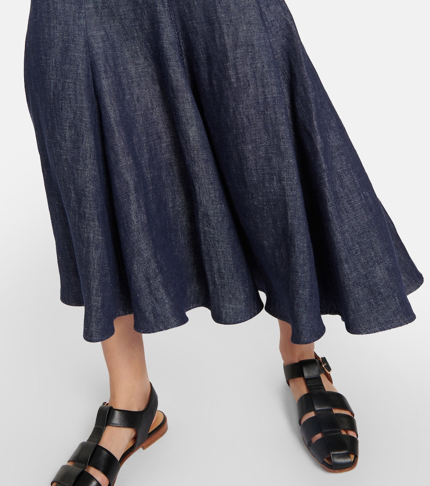 Gabriela Hearst Linen maxi skrit
