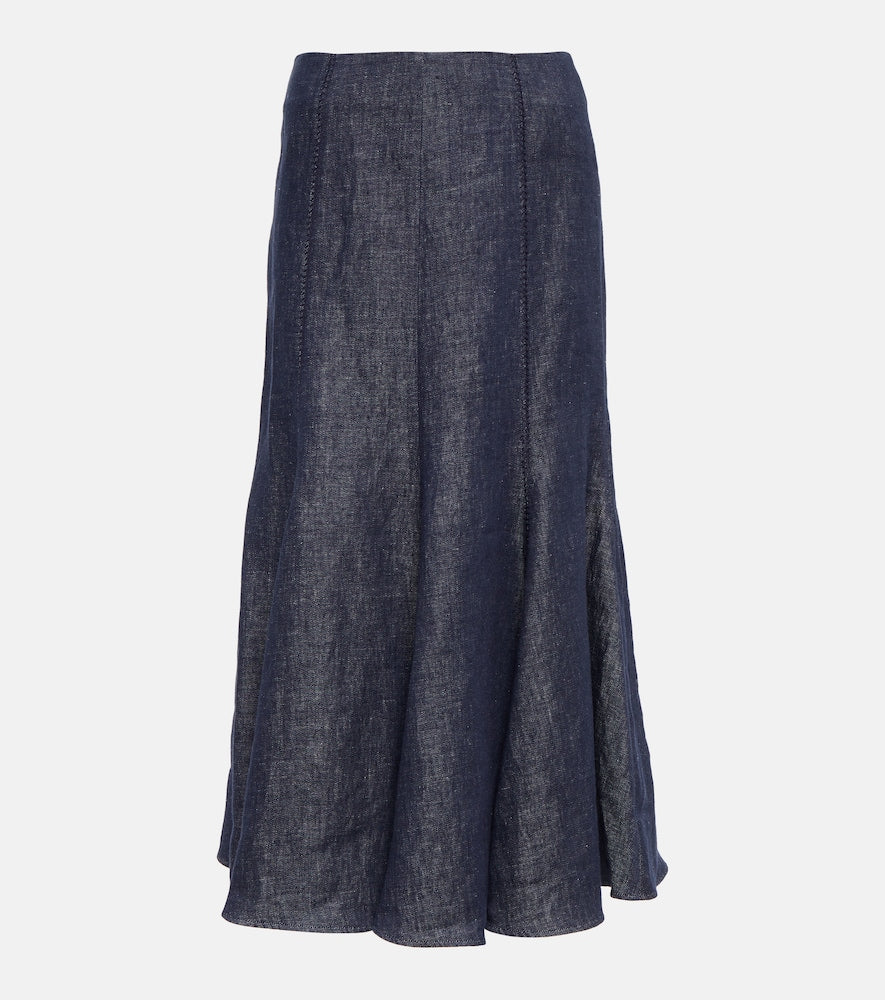 Gabriela Hearst Linen maxi skrit - Gabriela Hearst 亚麻长裙