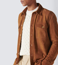 Gabriela Hearst Lucas suede overshirt