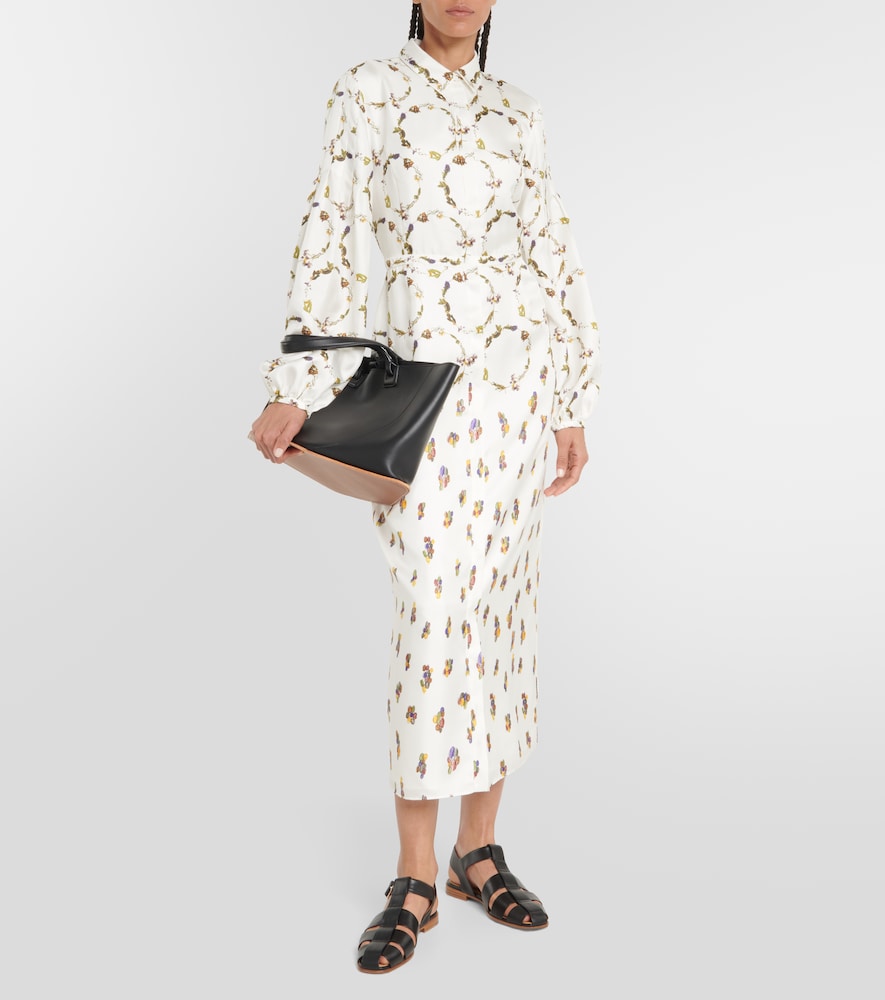 Gabriela Hearst Mauri printed silk twill maxi dress