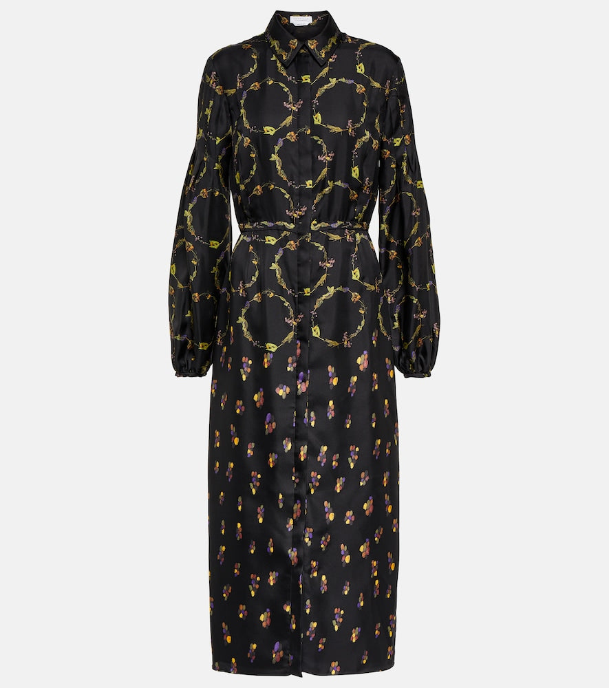 Gabriela Hearst Mauri printed silk twill maxi dress. Gabriela Hearst Mauri 印花真丝斜纹长裙