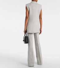 Gabriela Hearst Mayte double-breasted cashmere and linen vest