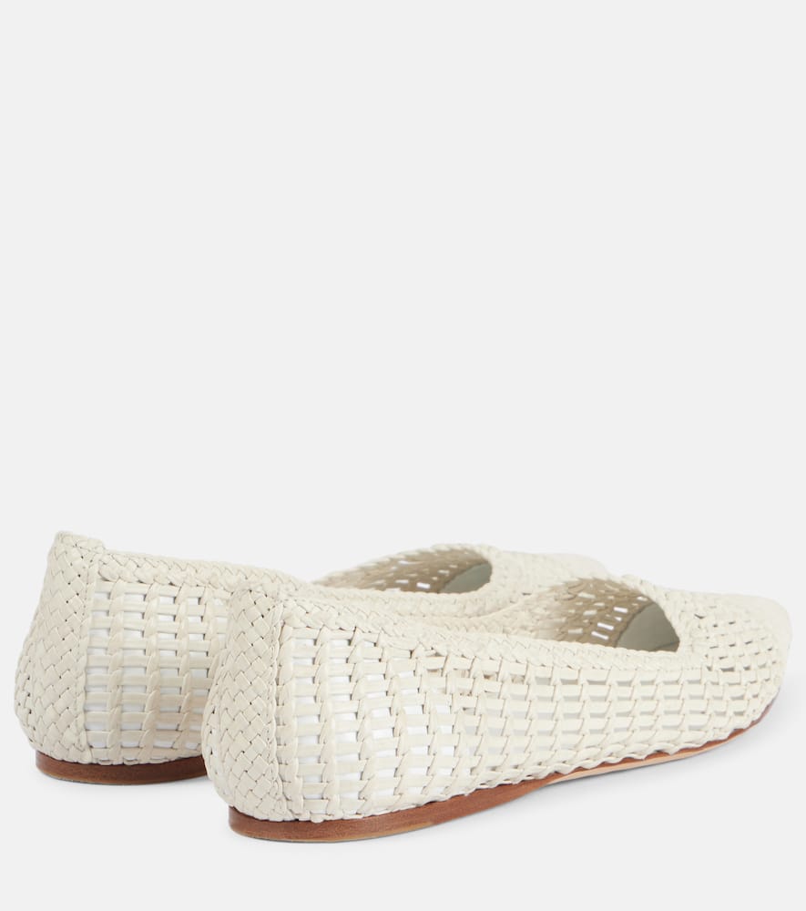 Gabriela Hearst Milos woven leather ballet flats
