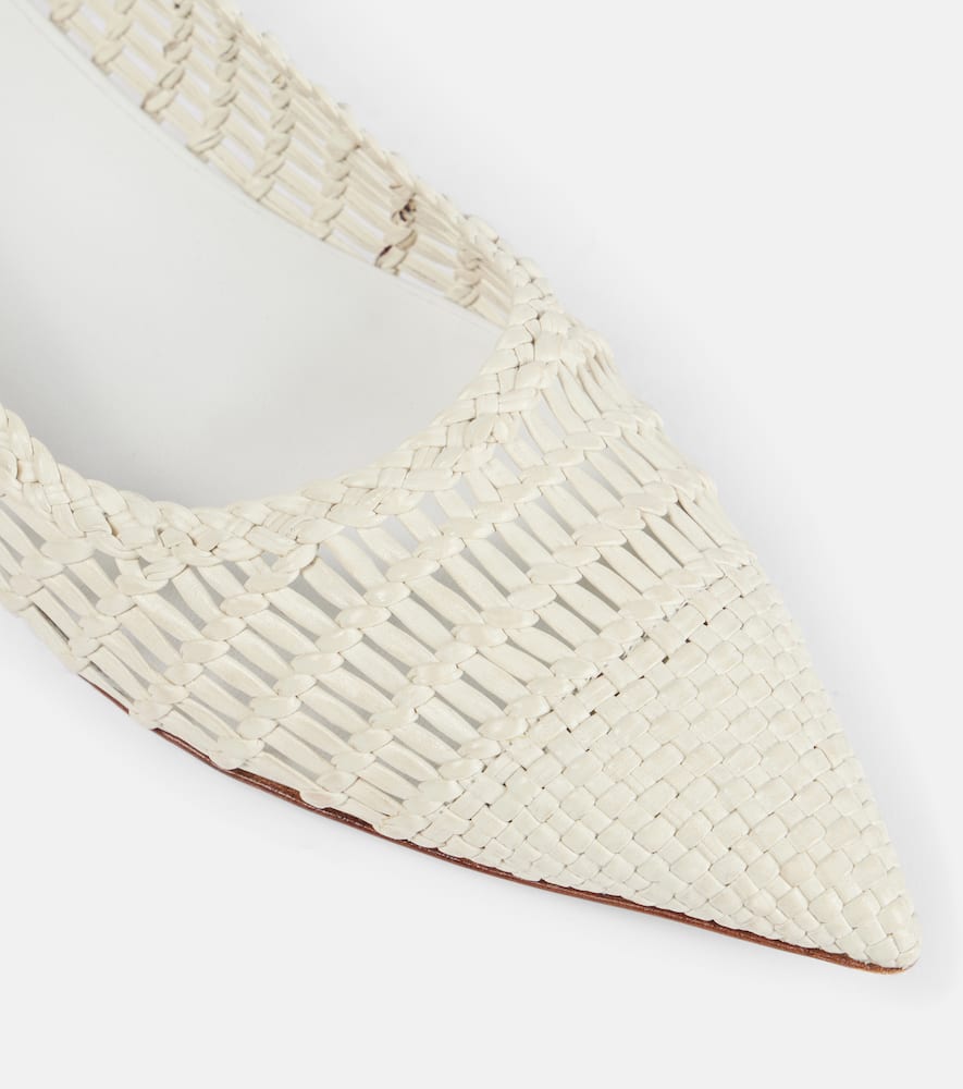 Gabriela Hearst Milos woven leather ballet flats