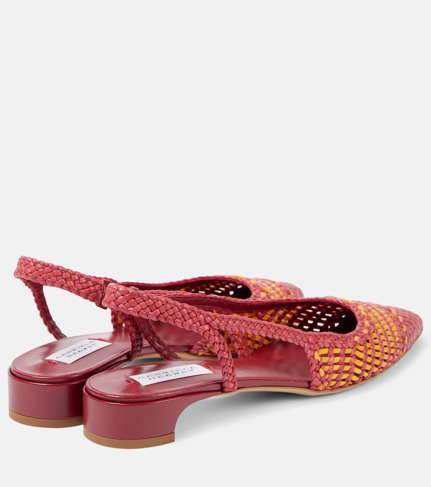 Gabriela Hearst Perro leather slingback flats