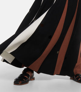 Gabriela Hearst Pleated virgin wool maxi dress