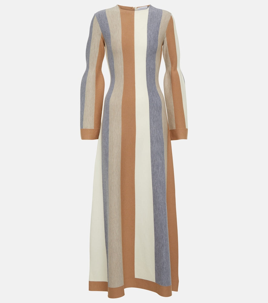 Gabriela Hearst Quinlan wool and cashmere maxi dress. Gabriela Hearst Quinlan 羊毛羊绒混纺长裙