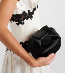 Gabriela Hearst Soft Demi satin clutch