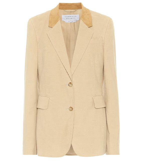 Gabriela Hearst Sophie cotton blazer