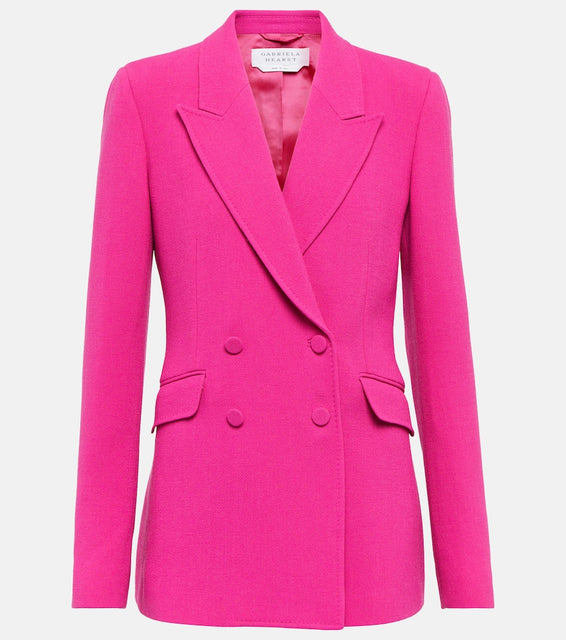 Gabriela Hearst Stephanie wool cr√É¬™pe blazer