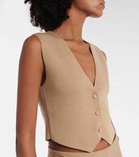 Gabriela Hearst Styx wool and cashmere vest