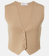 Gabriela Hearst Styx wool and cashmere vest