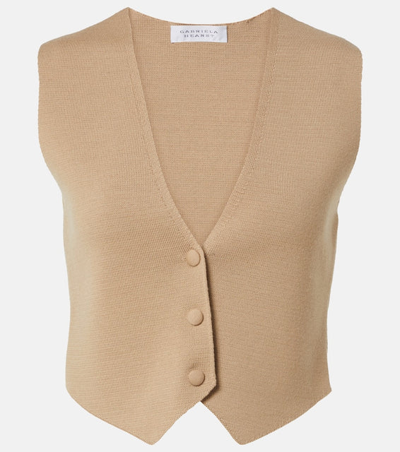 Gabriela Hearst Styx wool and cashmere vest