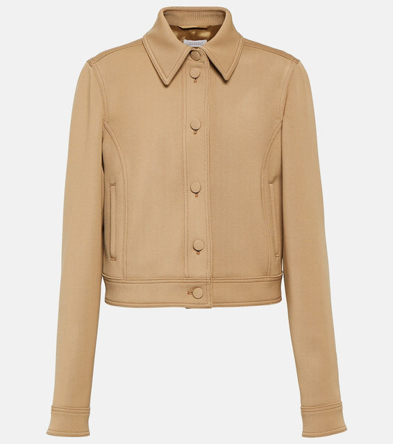 Gabriela Hearst Thereza cropped wool jacket