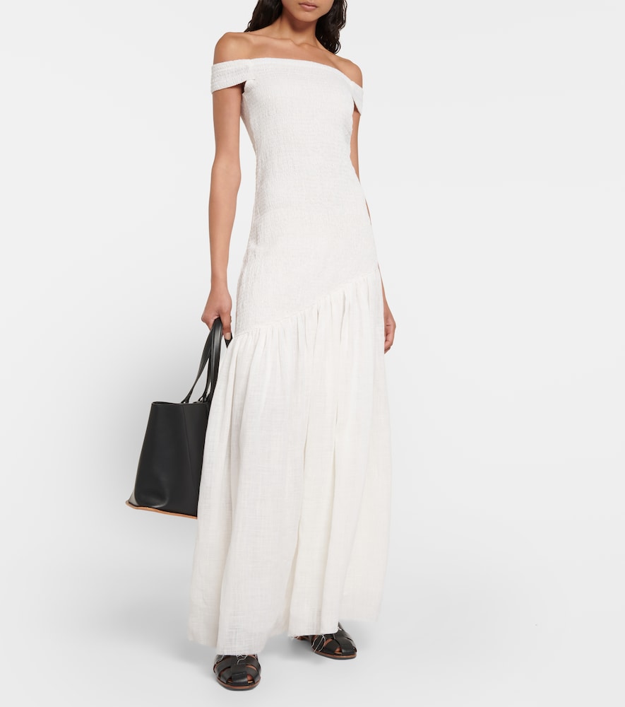 Gabriela Hearst Veloso linen and silk maxi dress