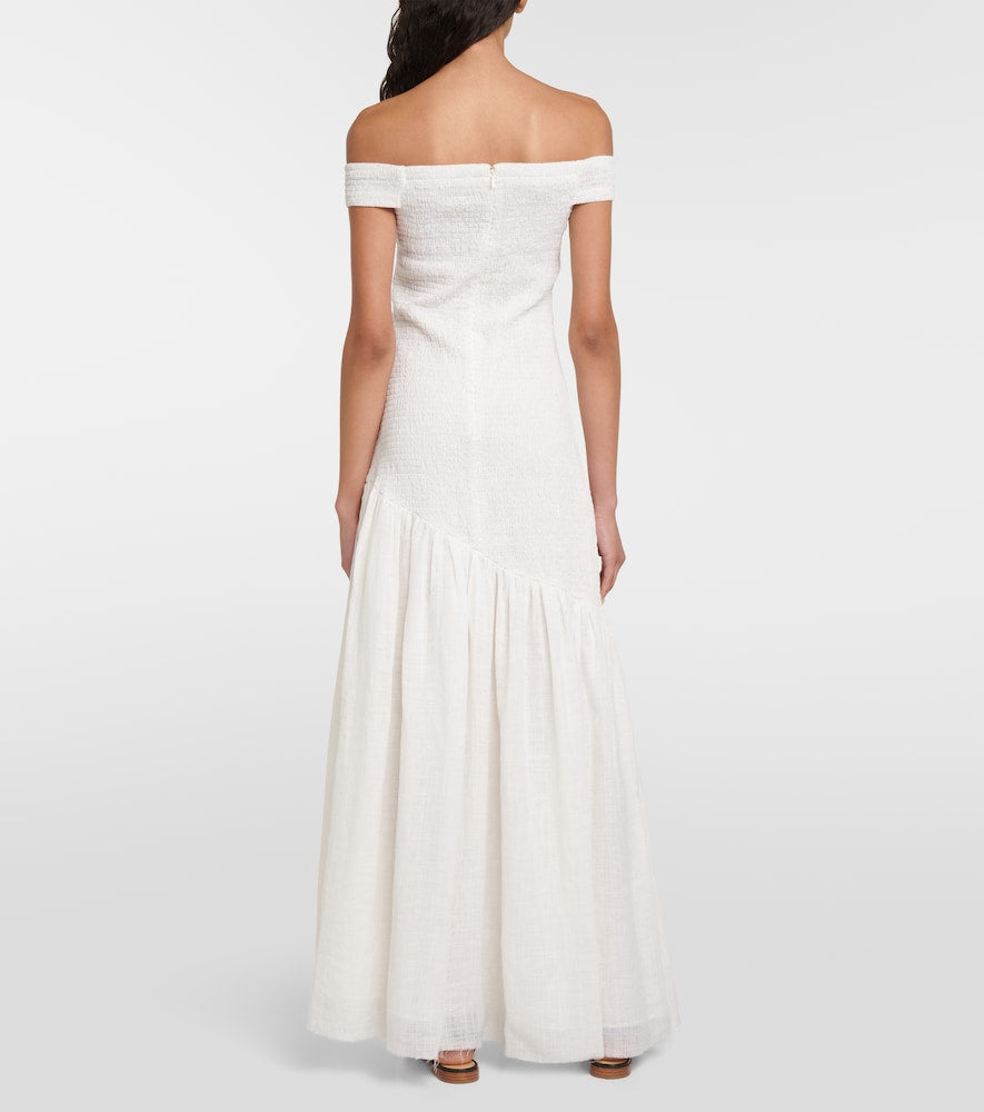 Gabriela Hearst Veloso linen and silk maxi dress