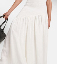 Gabriela Hearst Veloso linen and silk maxi dress