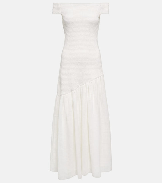 Gabriela Hearst Veloso linen and silk maxi dress