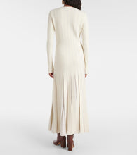 Gabriela Hearst Walsh pleated wool and silk midi dress