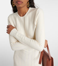 Gabriela Hearst Walsh pleated wool and silk midi dress