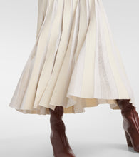 Gabriela Hearst Walsh pleated wool and silk midi dress