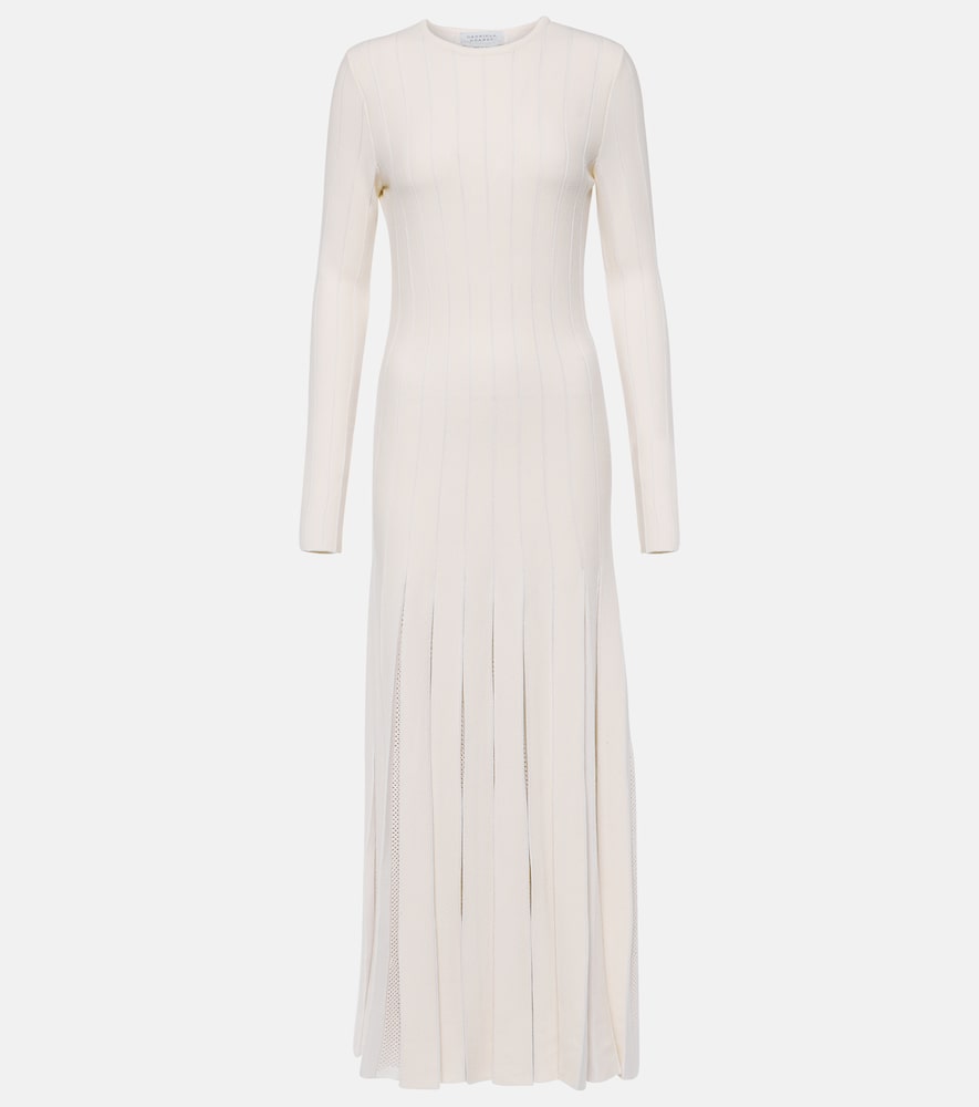 Gabriela Hearst Walsh pleated wool and silk midi dress. Gabriela Hearst Walsh 褶裥羊毛真丝中长连衣裙