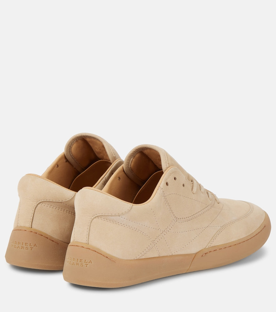 Gabriela Hearst Ohio suede sneakers - Beige Low-Top Sneakers