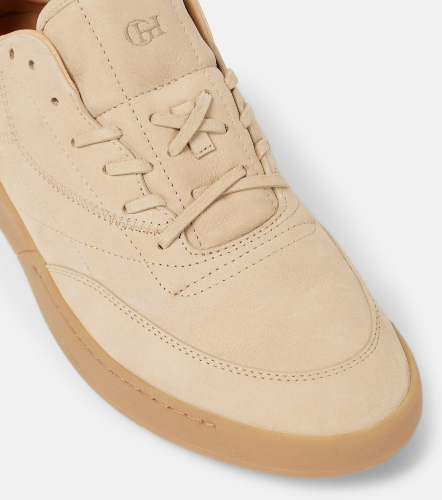 Gabriela Hearst Ohio suede sneakers - Beige Low-Top Sneakers