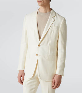 Gabriela Hearst Wool, silk and linen corduroy blazer