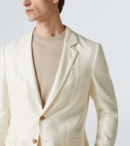 Gabriela Hearst Wool, silk and linen corduroy blazer