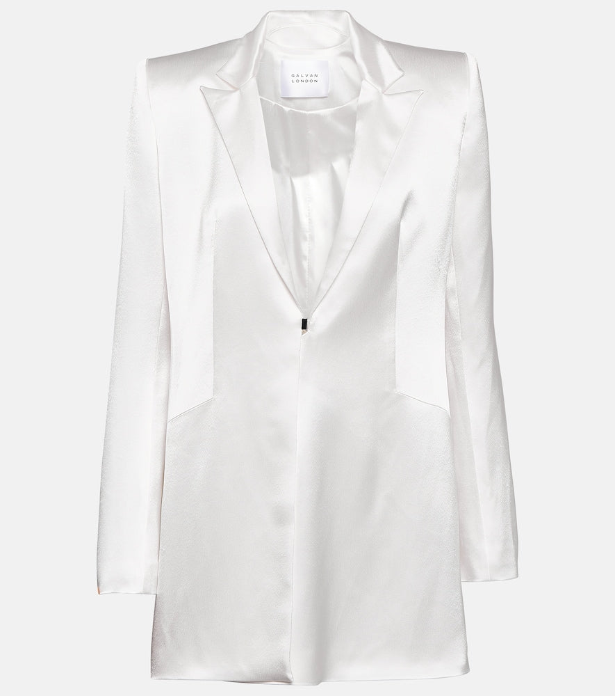 Galvan Bridal Leith satin blazer dress. Galvan Bridal Leith 缎面西装裙