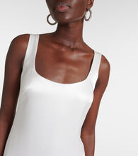 Galvan Bridal Paraiso tasseled satin gown