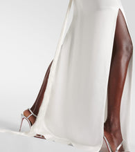 Galvan Bridal Paraiso tasseled satin gown