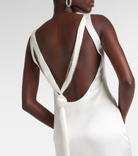 Galvan Bridal Paraiso tasseled satin gown