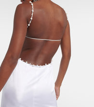 Galvan Bridal Pearled Cove cutout gown